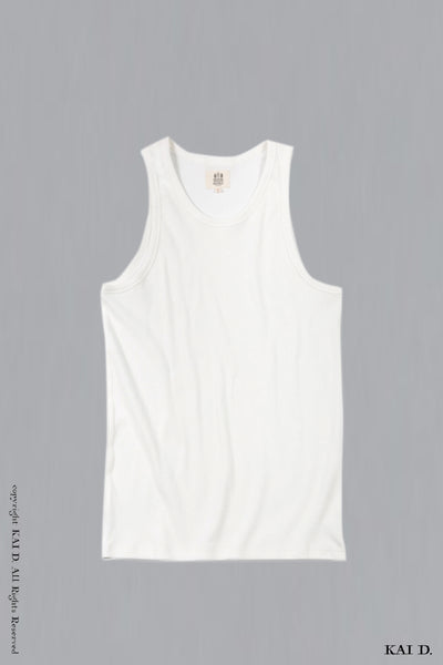 Gari Tank Top - White - L