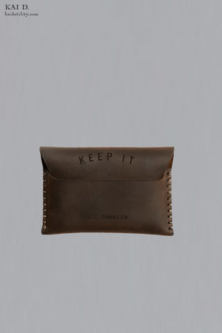 Slim Tuck Wallet - Charcoal