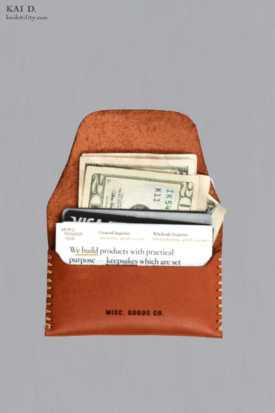 Slim Tuck Wallet - Golden