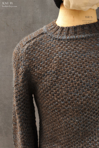 Spencer Thermal Sweater - Undyed Black - 2(M), 3(L)
