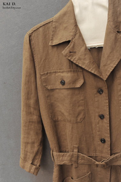 Earhart Jumpsuit - Wheat - S