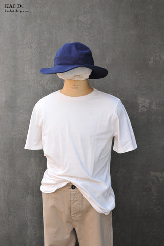 Julian Cotton Tee - White - M, XL