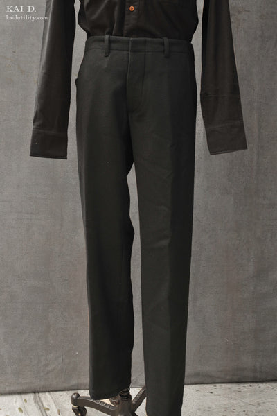 Borough Pants - Wool Cashmere Herringbone - 32, 34, 36