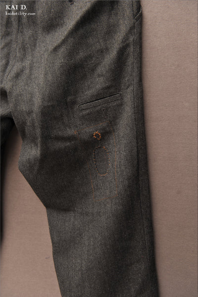 Boro Wool Pants - Chaplin - 32 (wide leg cut)