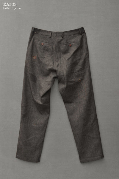 Boro Wool Pants - Chaplin - 32 (wide leg cut)