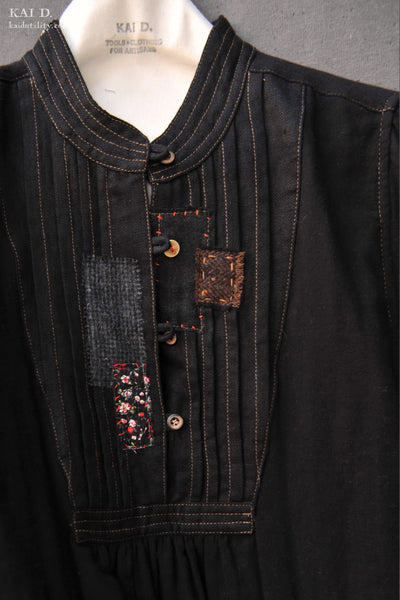 Farmer's Daughter Dress - Boro black - XS