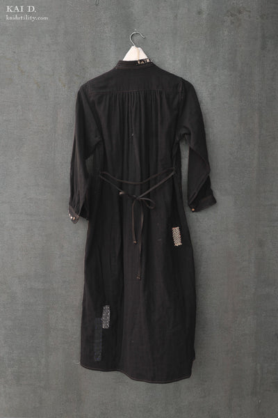 Farmer's Daughter Dress - Boro black - XS