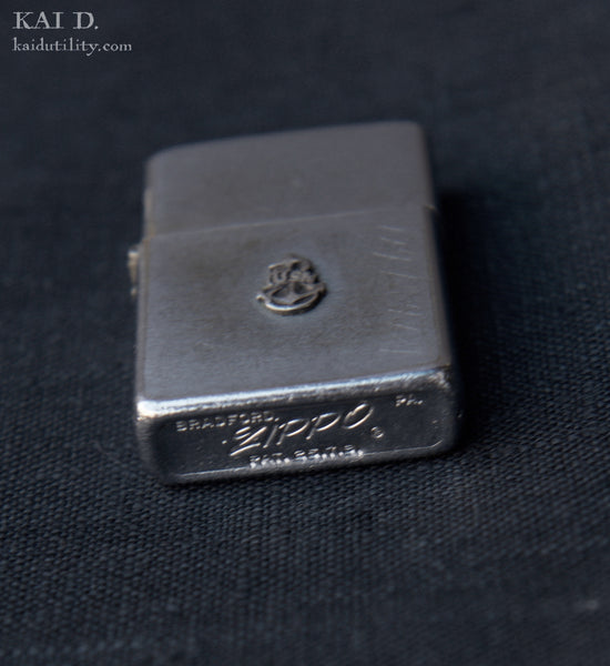 Vintage Zippo Lighter - USN Insignia