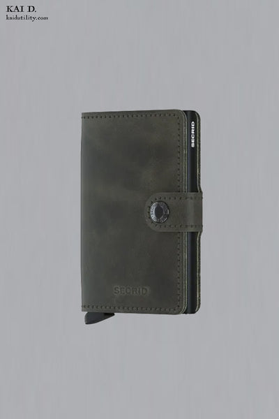 Secrid Miniwallet - Olive Black