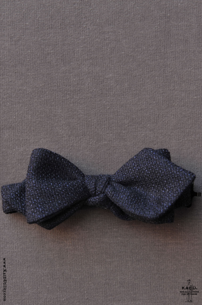 Silk Wool Bow Tie - Deep Sea blue