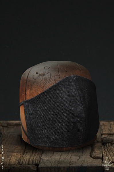 Cloth Face Mask - Raw Denim