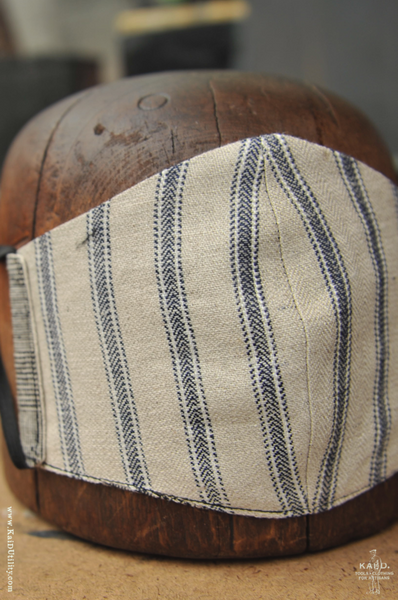 Cloth Face Mask - Linen Cotton Plaid