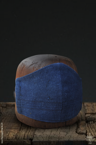 Cloth Face Mask - Hand Dyed Indigo Canvas