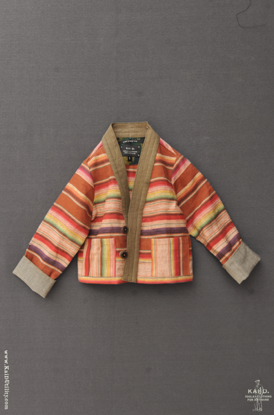 Children's Kimono Jacket - Navajo Linen - S