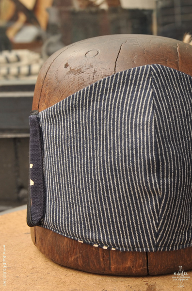 Cloth Face Mask - Heavy Indigo Cotton J