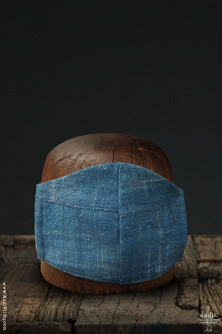 Cloth Face Mask - West African Faded Indigo