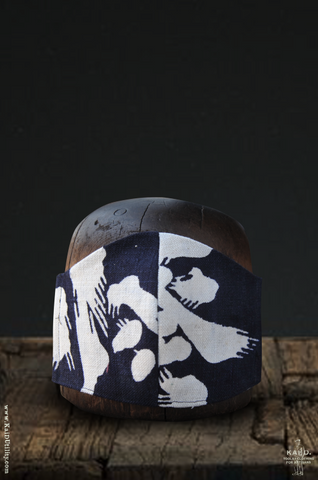Cloth Face Mask - Heavy Indigo Cotton J