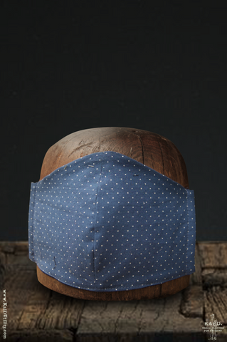 Cloth Face Mask - Vintage Pin Dots Bandana