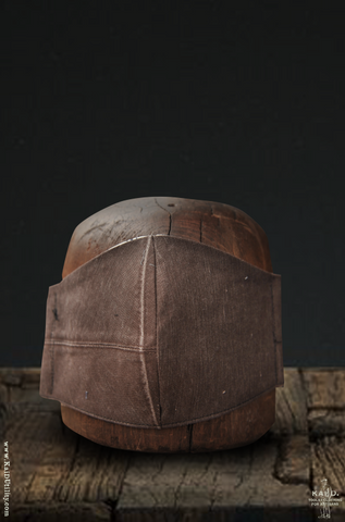 Cloth Face Mask - Weather Linen Cotton Pieced
