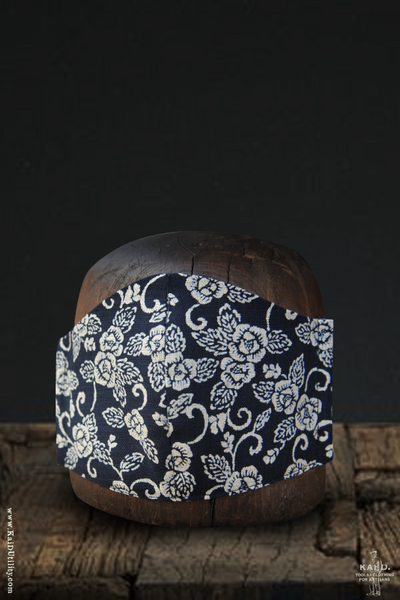 Cloth Face Mask - Japanese Floral Cotton