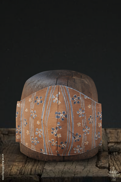 Cloth Face Mask - Antique Brown Floral