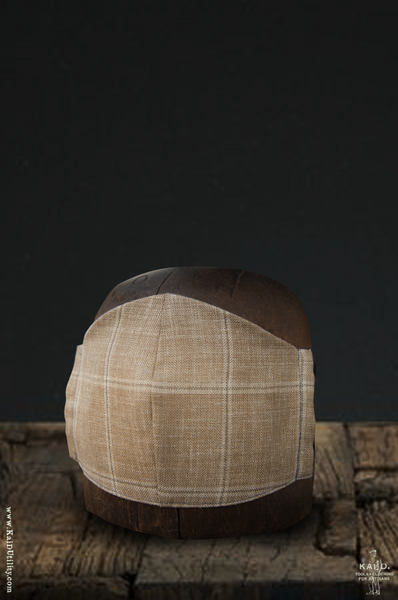 Cloth Face Mask -  Finest Italian Linen Plaid