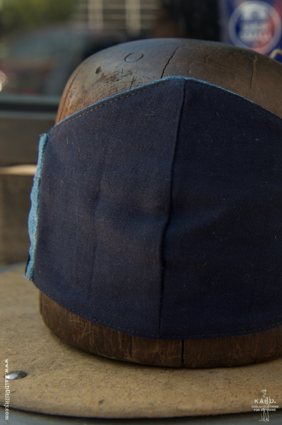 Cloth Face Mask - Repaired West African Indigo