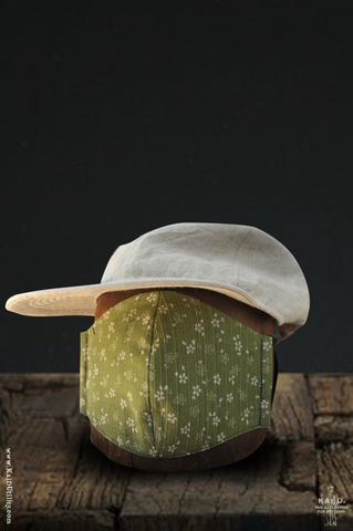 Cloth Face Mask - Happy Green Floral