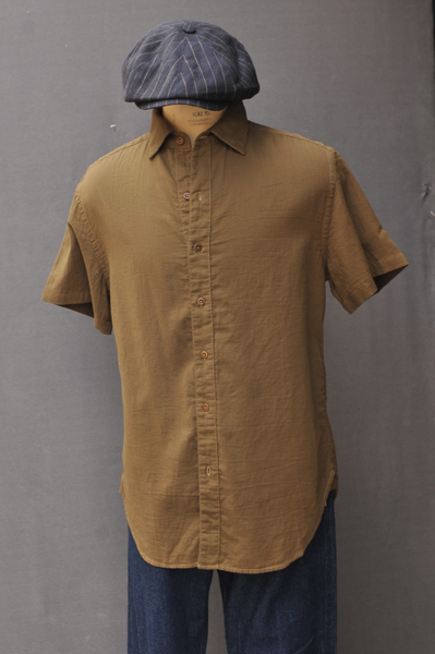 Theo Short Sleeve Shirt - Olive - M