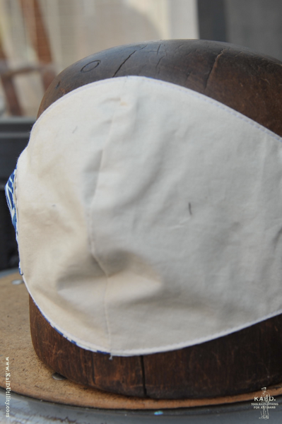 Cloth Face Mask - Vintage Japanese Indigo with Patches A
