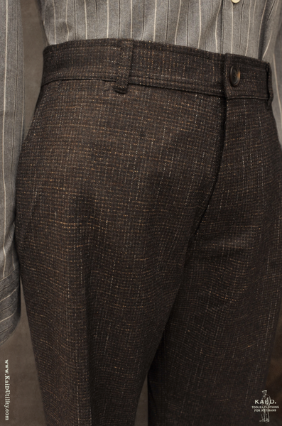Fred Plain Front Trousers - Macchiato - L