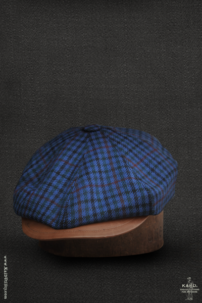 Peaky Hat -  English Wool with Leather - M, L, XL