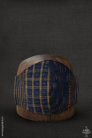 Cloth Face Mask -  Pieced Vintage Indigo