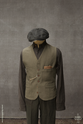 Shoemaker's Vest - Belgian Linen - XXL