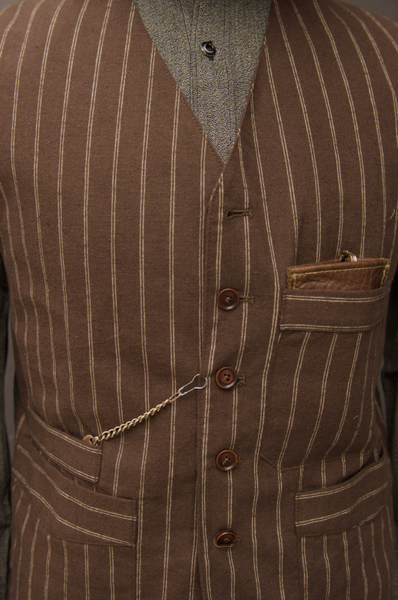 Shoemaker's Vest - Twin Stripe Cotton - M, L, XL