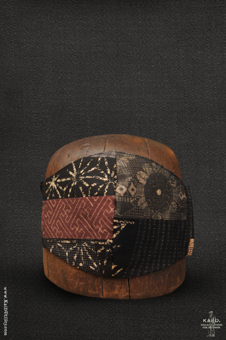 Cloth Face Mask - Boro Patchwork D3