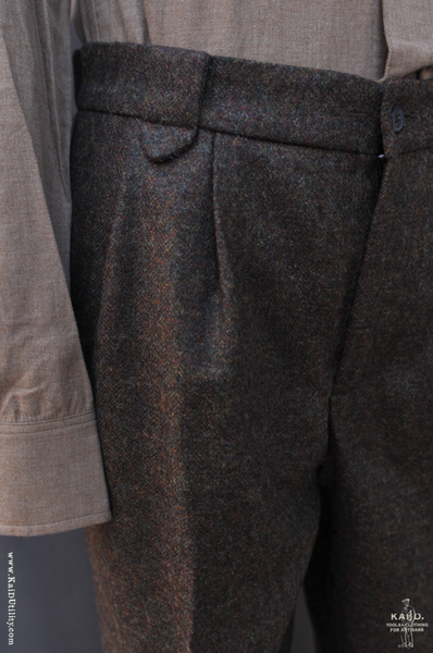 Milford Trousers - Brown Tweed - 36