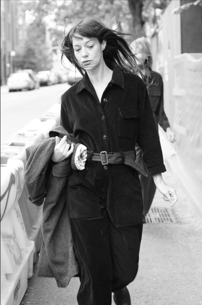 Corduroy Earhart Jumpsuit - Black - S