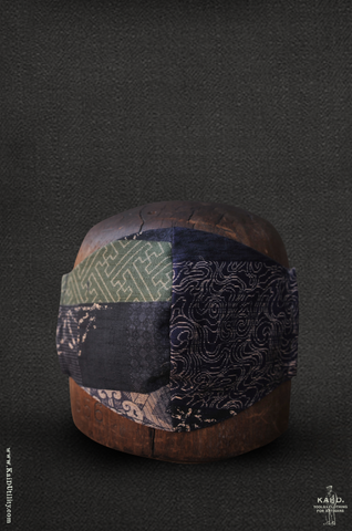 Cloth Face Mask - Boro Patchwork E7
