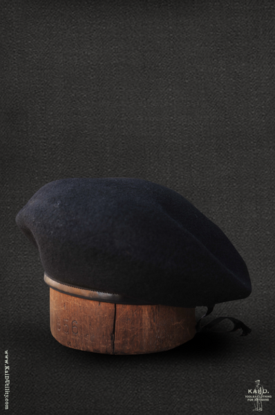 Wool Beret - Black - 38