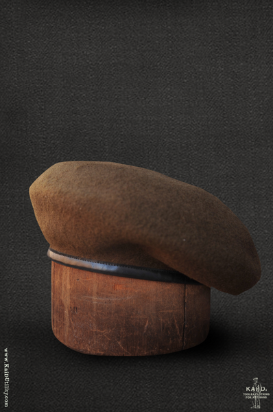 Wool Beret - Olive - 36, 38