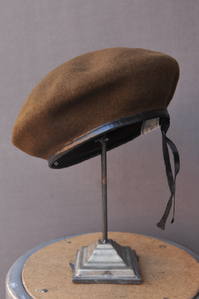 Wool Beret - Olive - 36