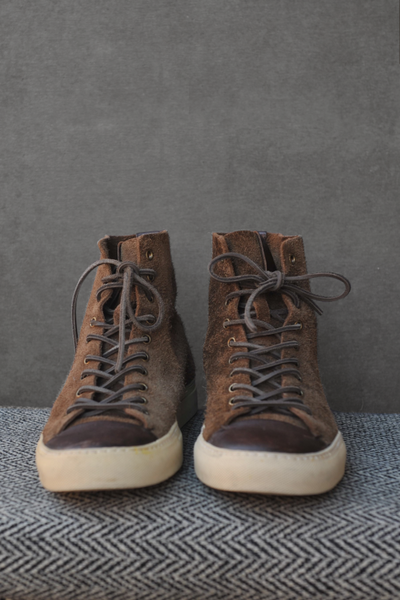 Pre-owned Buttero High Top Suede Boots - 10 1/2