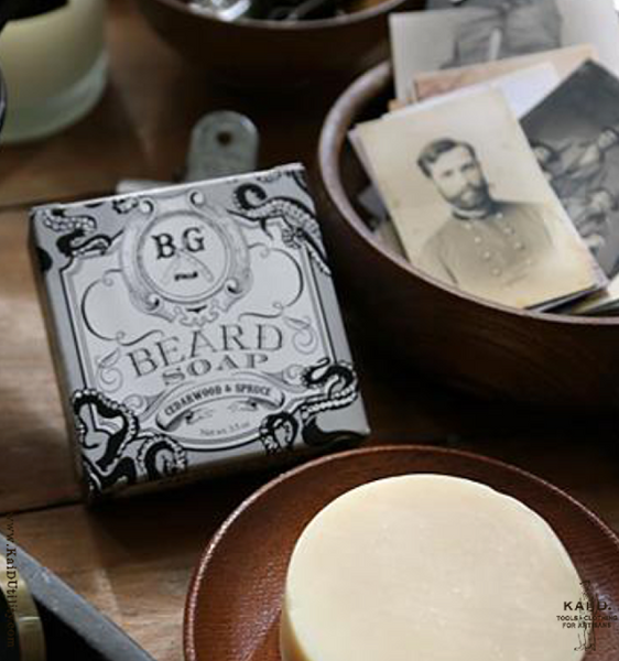 Beard Comb + Beard Soap Gift Set