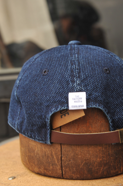 Indigo Canvas Baseball Cap