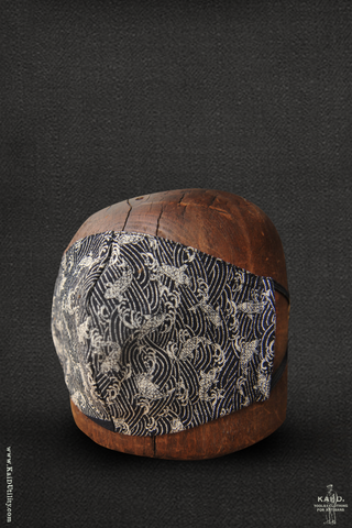 Cloth Face Mask - Carp Fish and Waves