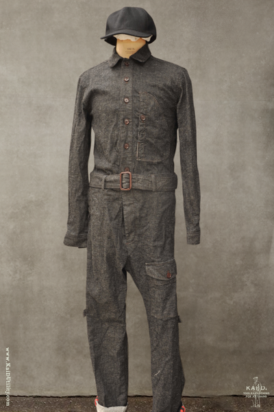Lindbergh Flight Suit - Cotton linen denim - S, M, L, XL