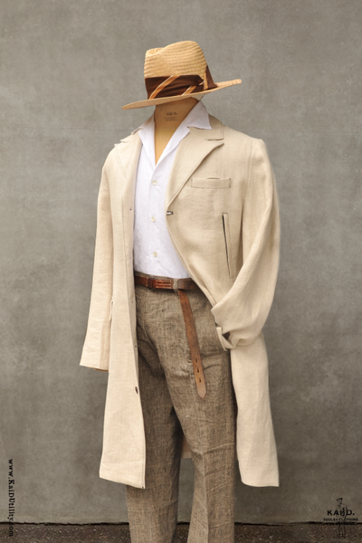 Shelby Coat - Oatmeal Linen - L