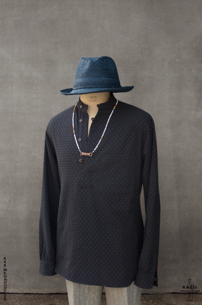 Folklore Shirt - Dark dusty grey - L