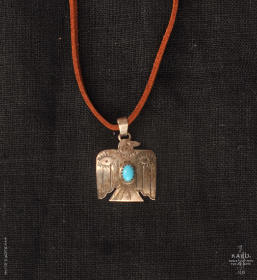 Navajo Thunderbird Pendant - Small